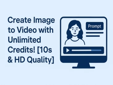 Create Image to Video with Unlimited Credits 10s HD Quality